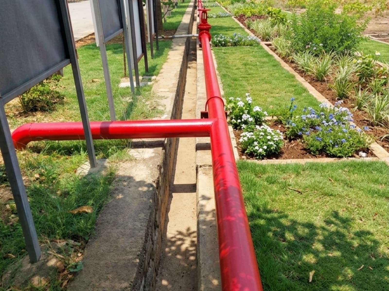 Fire hydrant network